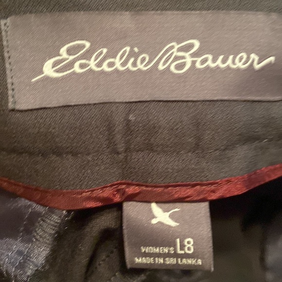 Eddie Bauer dark gray pants size 8 long tall.  New without tags - Picture 4 of 8